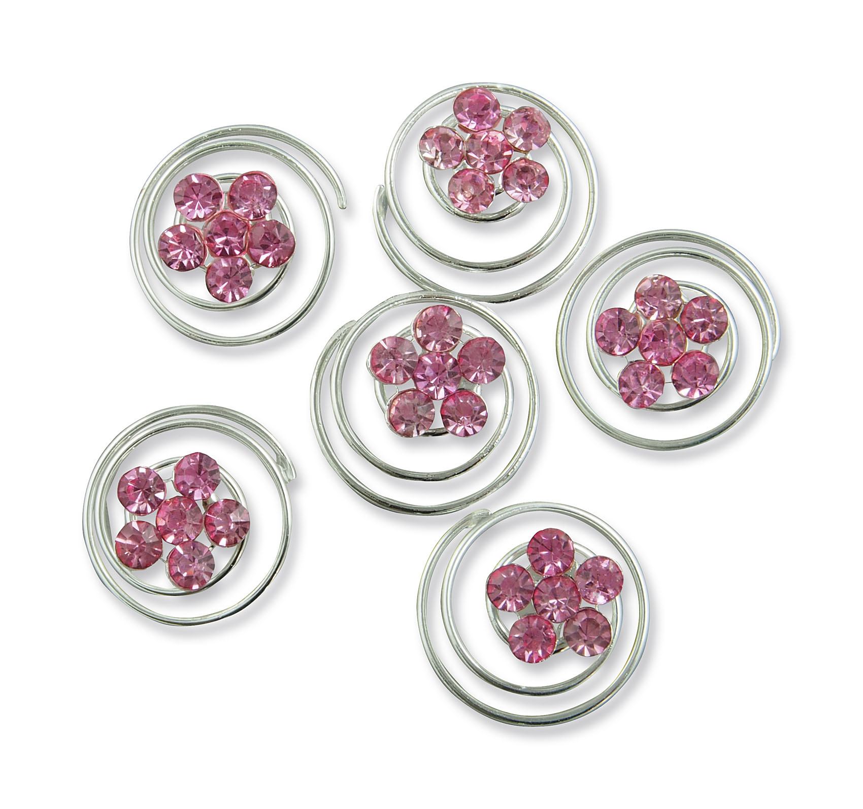 Bild von Curlies Blume Strass rosa