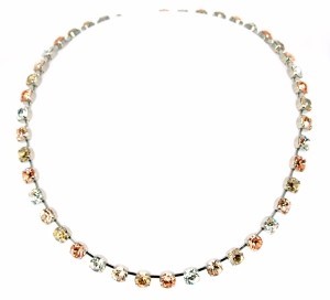 Bild von Collier Sandra mit Swarovski® Kristallen in champagner