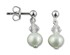 Bild von Ohrringe Perlen echt creme 925 Silber, Bild 1