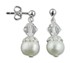 Bild von Süßwasser Perlen Ohrringe Dolores creme 925 Silber, Bild 1
