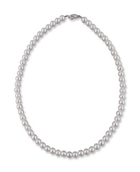 Bild von Choker mit Perlen 38 cm Perlen 6 mm 925 Silber