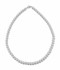 Bild von Perlenkette kurz 40 cm Perlen 6 mm 925 Silber, Bild 1