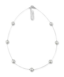 Bild von Perlenkette Modeschmuck Barbara 925 Silber