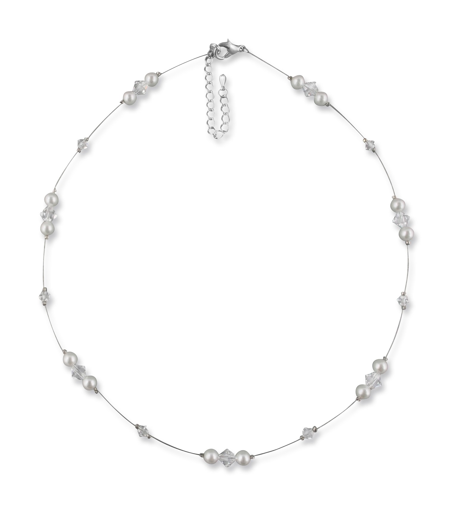 Bild von Kette mit Perlen Luisa 925 Silber