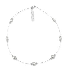 Bild von Perlenkette Alexandra 925 Silber