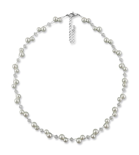 Bild von Perlenkette Damen Liane 925 Silber