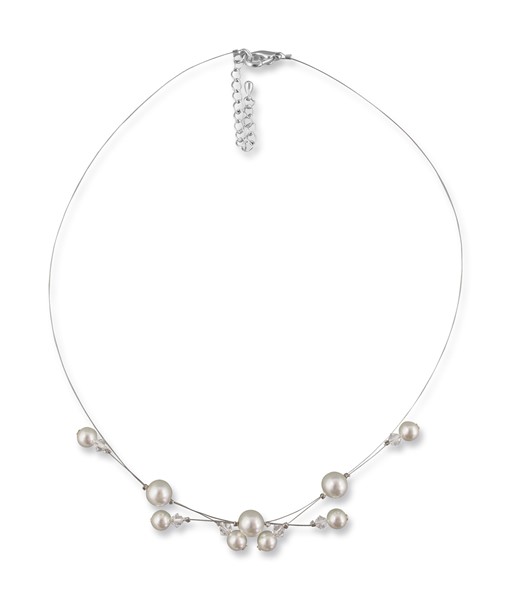 Bild von Perlenkette Damen Pia 925 Silber
