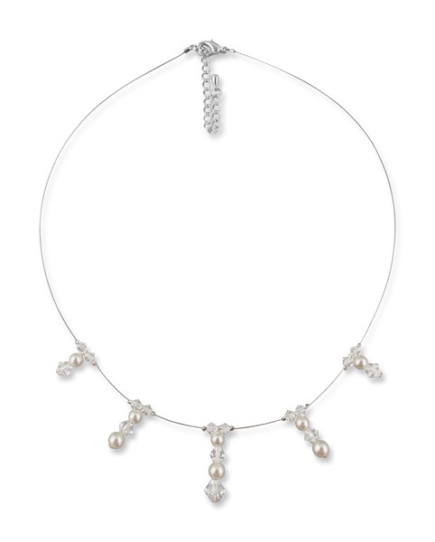 Bild von Vintage Perlenkette Anni 925 Silber