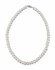 Bild von Süßwasser Perlenkette 42 cm Perlen 7,5 mm creme 925 Silber, Bild 1