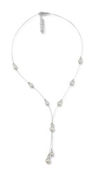 Bild von Süßwasser Perlenkette Lilli creme 925 Silber
