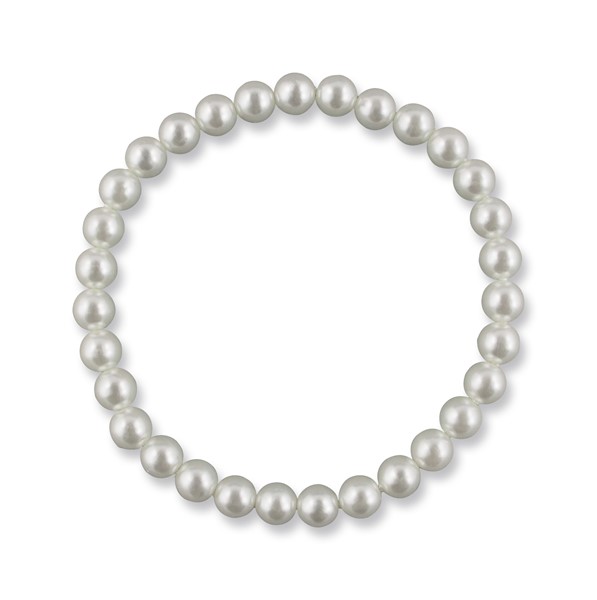 Bild von Armband elastisch Perlen 6 mm