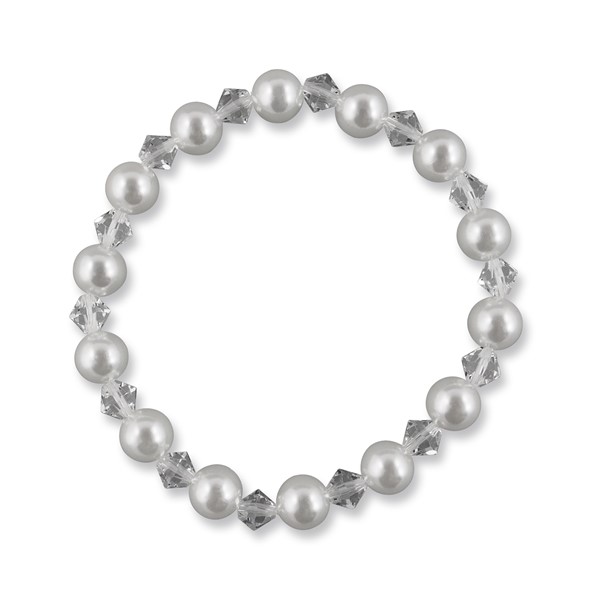 Bild von Swarovski Perlen Armband Strass Perlen 8 mm