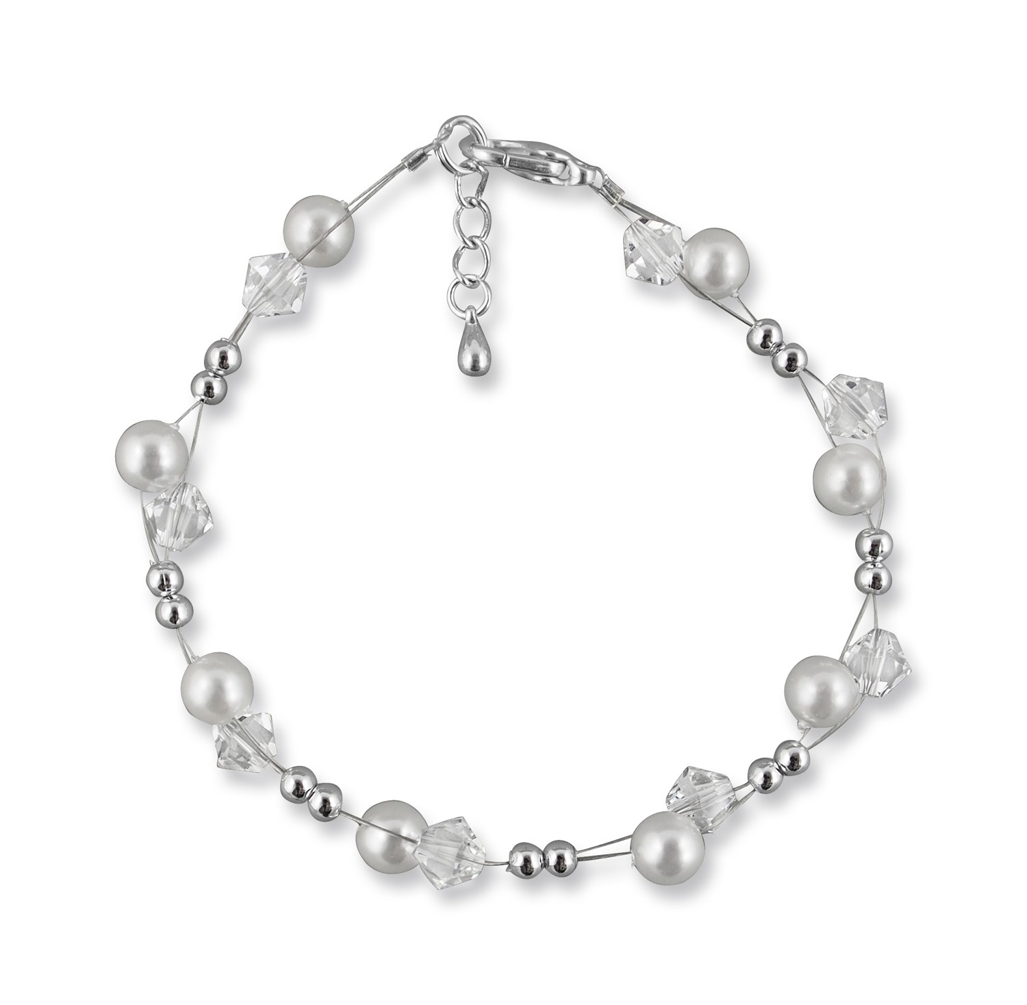 Bild von Glitzer Armband Lena 925 Silber