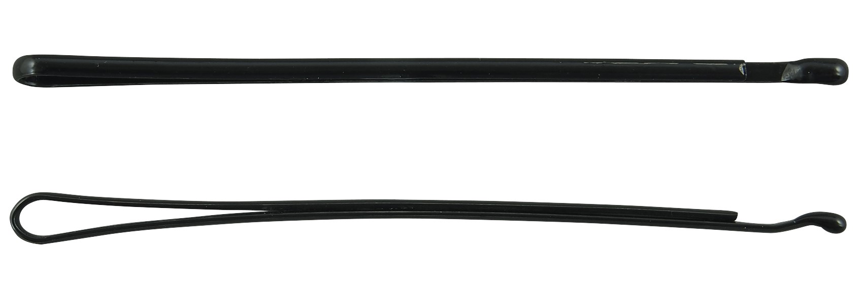 Bild von Haarklemmen schwarz 7 cm 24 Stück