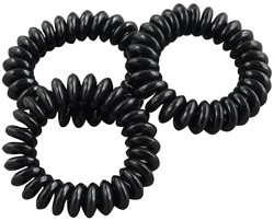 Bild von Telefonkabel Haargummis schwarz 5,5 cm