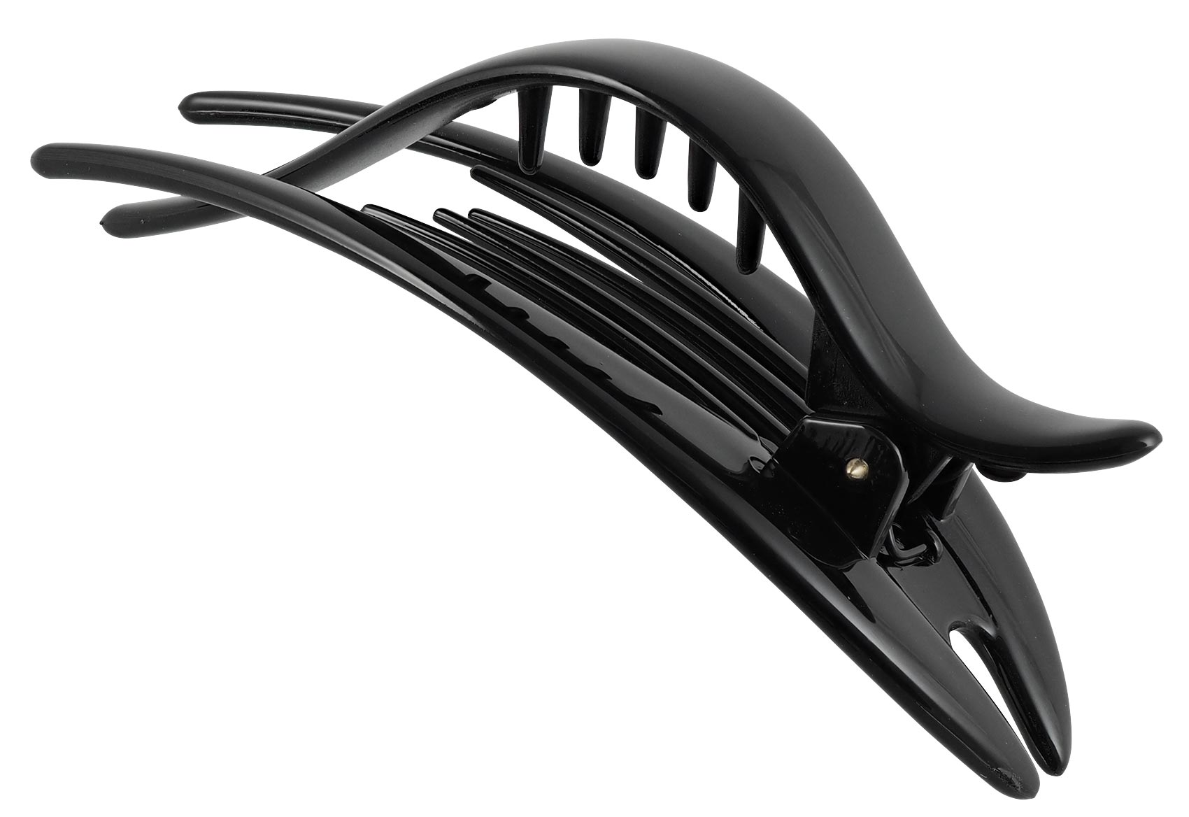 Bild von Haarklammer schwarz 9 cm