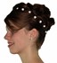 Bild von Haarspiralen creme Blumen, Bild 2