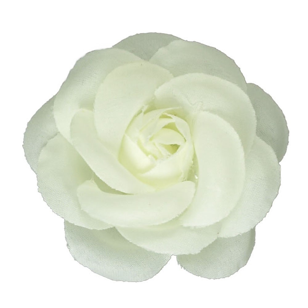 Bild von Haarschmuck Blume 7 cm creme