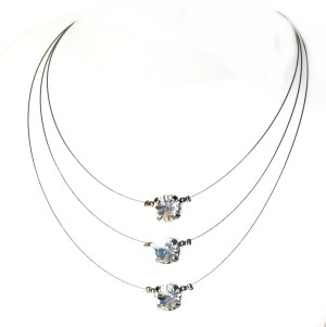 Bild von Collier Marie mit Swarovski® Kristallen in kristall