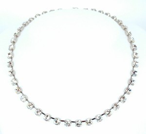 Bild von Collier Sandra, Swarovski® Kristalle in kristall