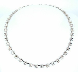 Bild von Collier Sandra, Swarovski® Kristalle in kristall